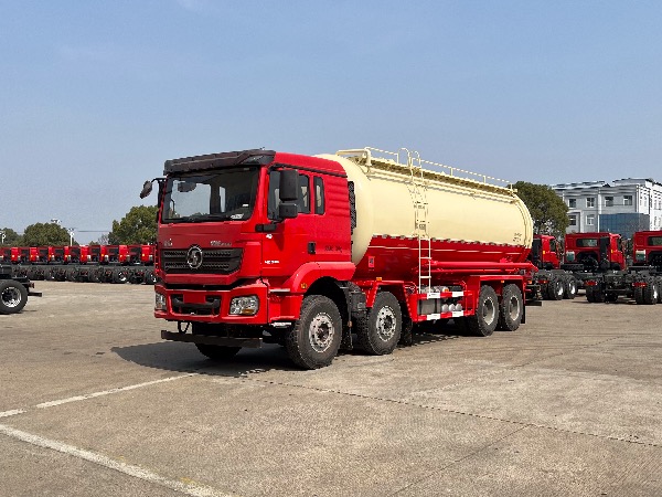 8x4陕汽德龙SGZ5312GFLSX6型油田专用下灰罐车